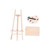 Деревянный миниатюрный художественный мольберт, набор, подставка, аксессуары для кукольного домика, детская игрушка для творческой игры и обучения, декоры для отображения сцены