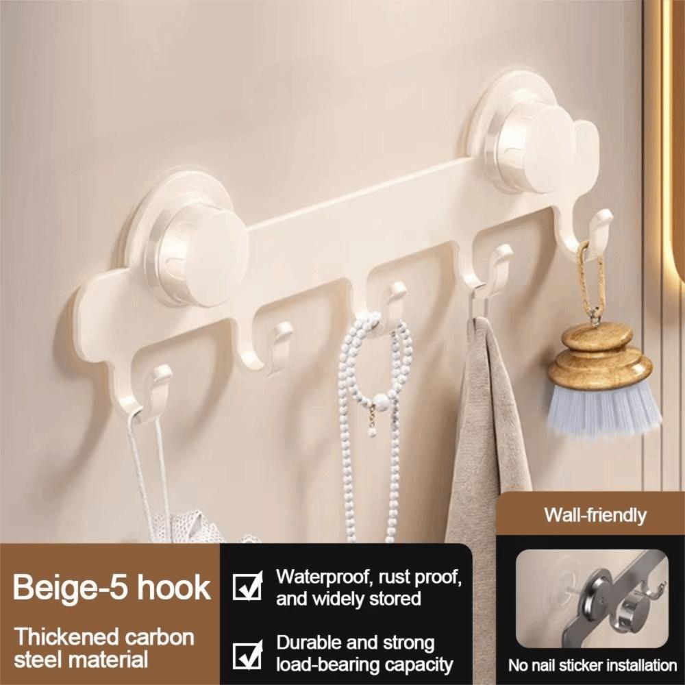 Strong Load-bearing Bathroom Towel Holder Waterproof Hanging Coat Rack Restroom