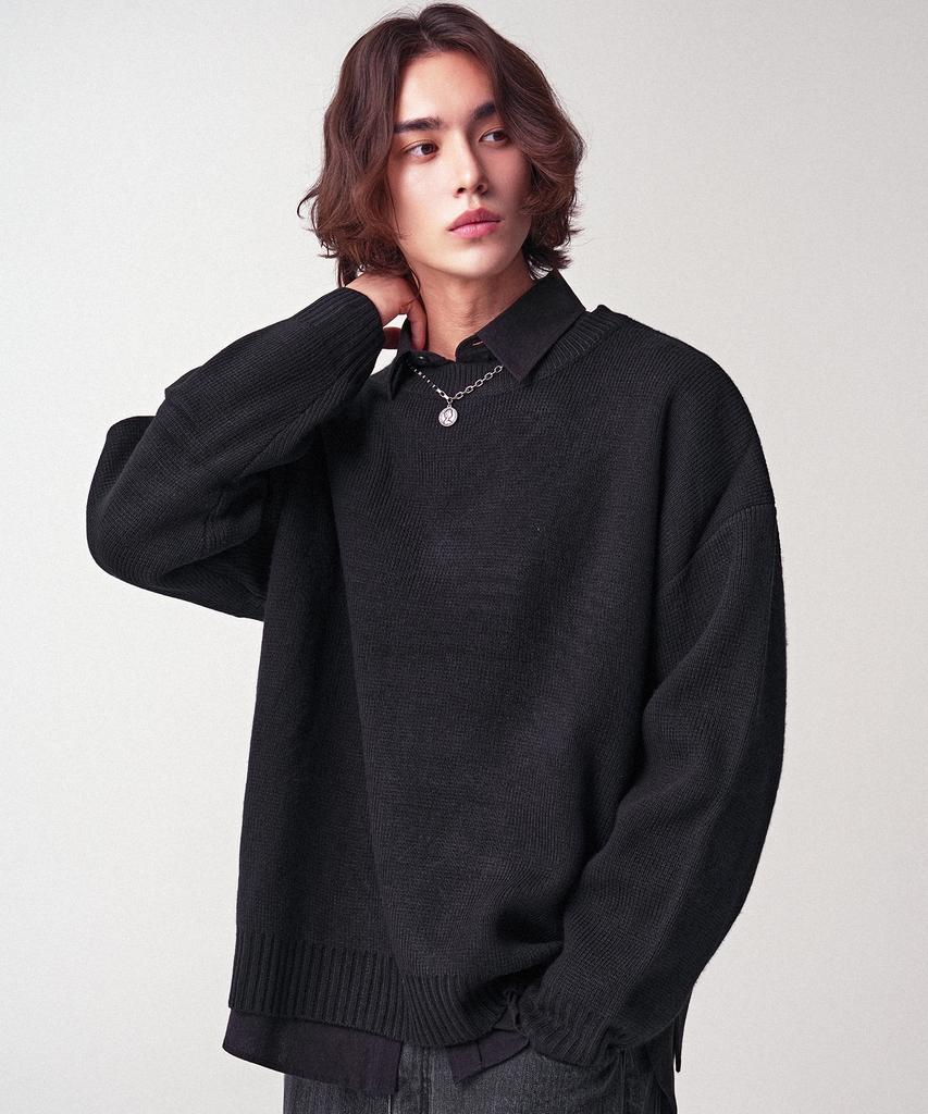 AVANDRESS Моющийся джемпер с круглым вырезом Hachi Knit_8Цветов