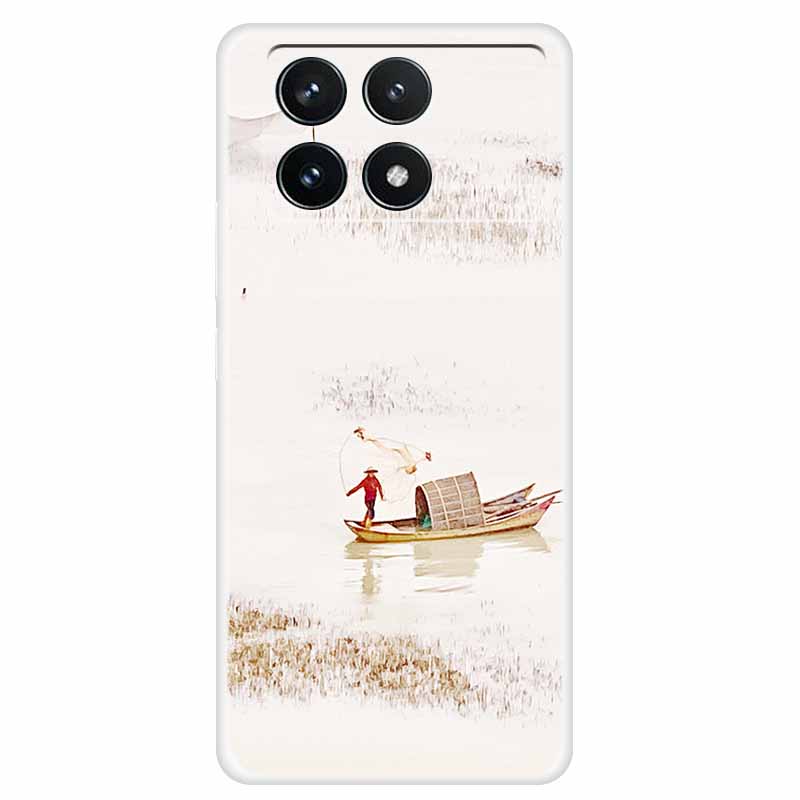 Clear Cover For Xiaomi Poco F6 Pro Case 2024 Paint Soft Silicone TPU Back Cases For Xiaomi Poco F6 Pro 5G Phone Cover Capa Coque