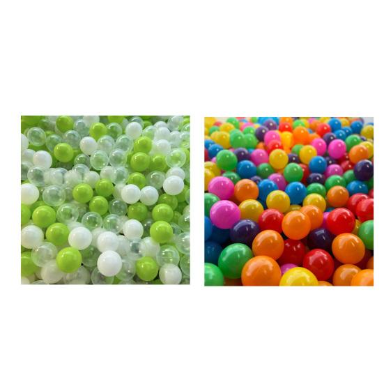 100Pcs Ocean Ball Pit Balls for Toddlers Thicken Crush Proof BPA Free Summer