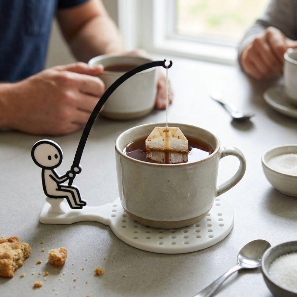 Portable Tea Bag Fixing Clip Heat-resistant Tea Bag Infuser Hanger  Kitchen Use