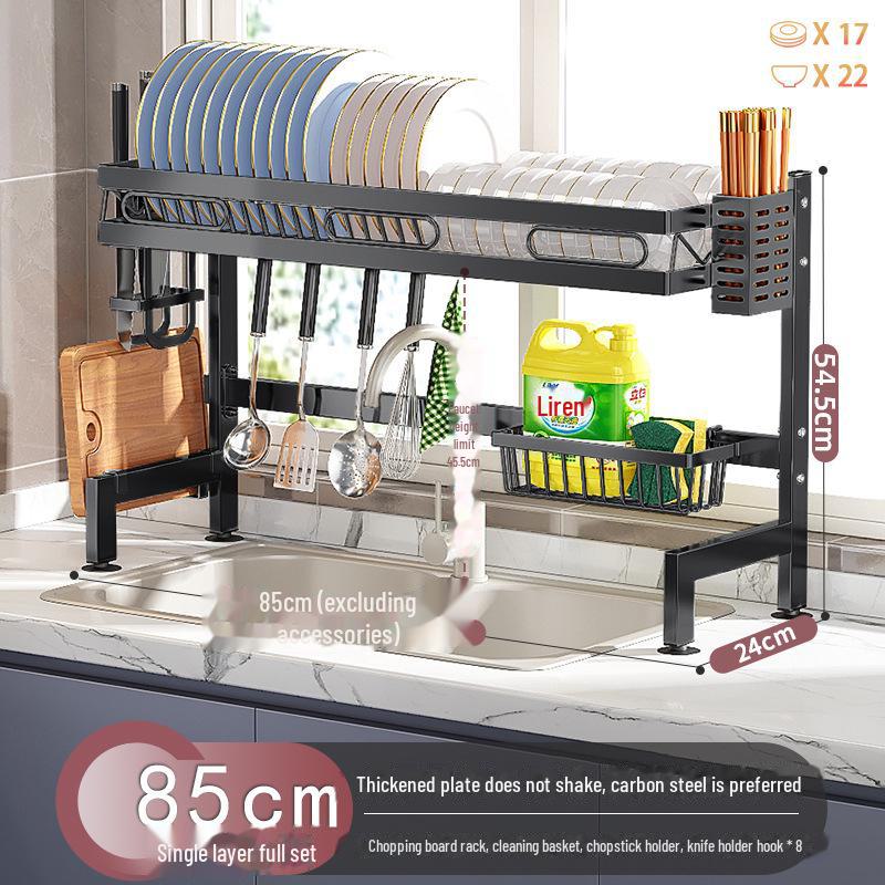 Многофункциональная кухонная мойка для хранения посуды и слива