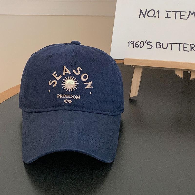 Женские шляпы Новые весенне-летние Маленькие, подчеркивающие лицо, Корейская версия Универсальная глубокая тулья Японская повседневная бейсболка