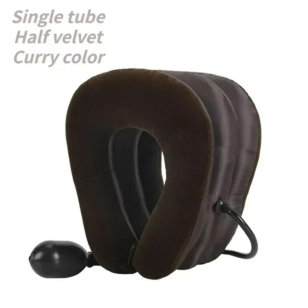 1Pcs 3 Layers Neck Stretcher Inflatable Air Orthopedic Pillow Collar Neck Support