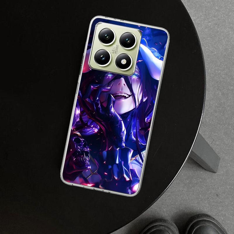 Чехол для телефона Albedo Overlord Аниме для Xiaomi Redmi Note 15 14 13 12 11 Pro Plus 14S 12S 11S 11T 11E 10S 10 Индивидуальный Funda