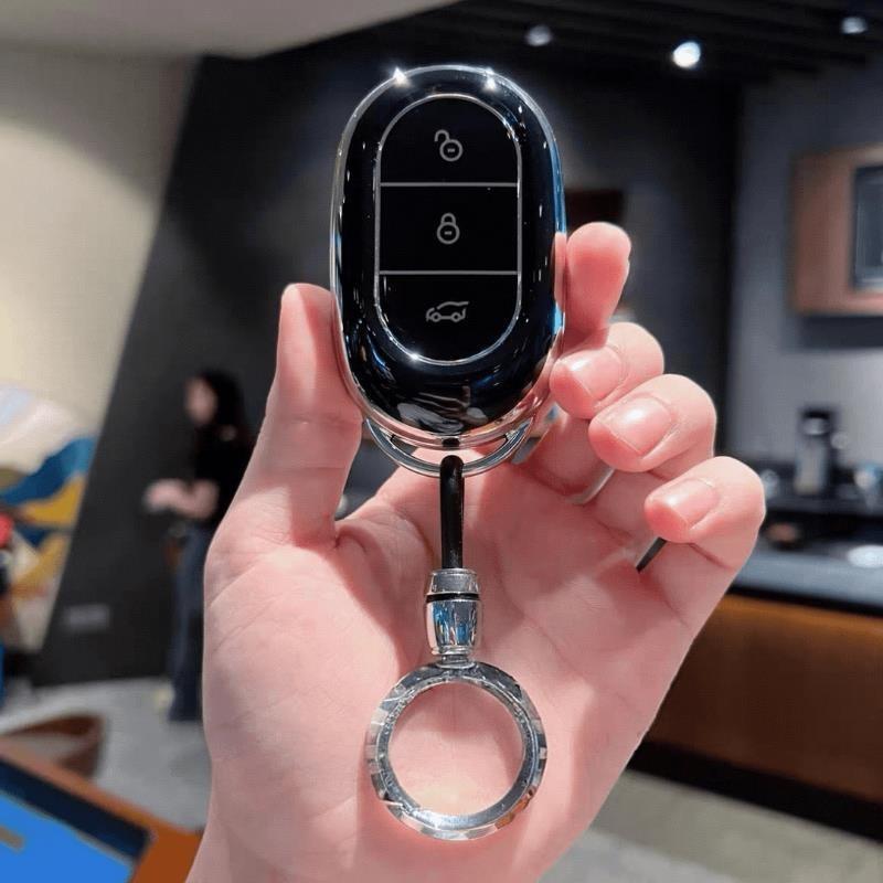ТПУ чехол для автомобильного ключа для Saic Im Zhiji Ls6 L6 Ls7 Аксессуары Брелок Крышка пульта Кольцо Держатель Корпус брелока