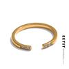 Arrivals 316L Adjustable Stainless Steel Zirconia Open Thin Ring Gold & Platinum Plated Fashion Finger Jewelry Gift