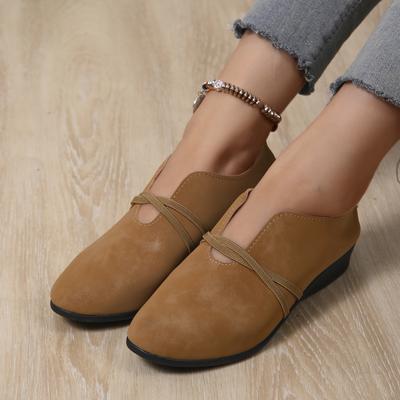 Весенне-осенняя мода Новые универсальные туфли на мягкой подошве Одинарные туфли Нескользящие, дышащие и удобные Туфли