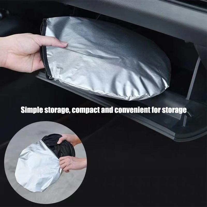 BABC1 Car Front Windshield Folding Sun Visor UV Protection Cover For BMW Performance F25 F26 F15 F16 E90 E91 E92 E60 E84 G22 G32 F13 F