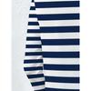 Women's Fashion T-Shirt - Navy and White Horizontal Stripes - Perfect Birthday Gift