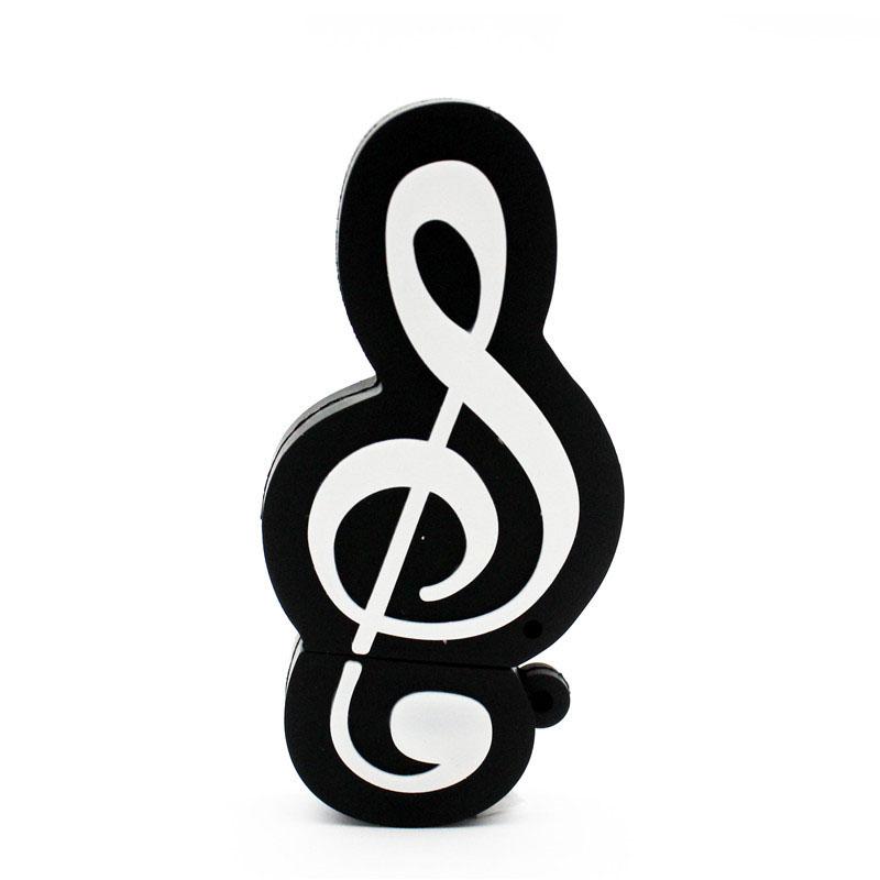Piano Guitar USB Flash Drive 64GB 32GB Cle USB Storage Memories Pendrive 128GB Pen Drive USB2.0 Instrument Violin Note USB Stick