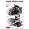 MiniArt Масштабный немецкий двигатель Maybach HL120 времен Второй мировой войны для пластиковой модели танка Panzer 2 MA35331 1/35 III/IV (Включает в себя фигуры)