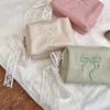 Bowknot Bow Coin Purse Portable Cosmetic Bag Square Sanitary Napkin Storage Bag  Travel