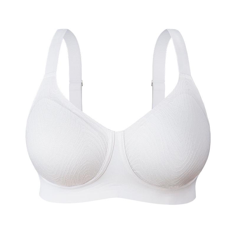 Plus Size Seamless Wire-Free Soft Support Bra for Large Busts