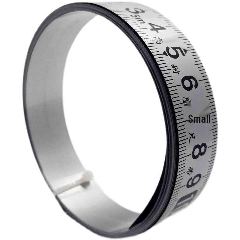 Самоклеящаяся металлическая линейка для циркулярных пил - шкала 19