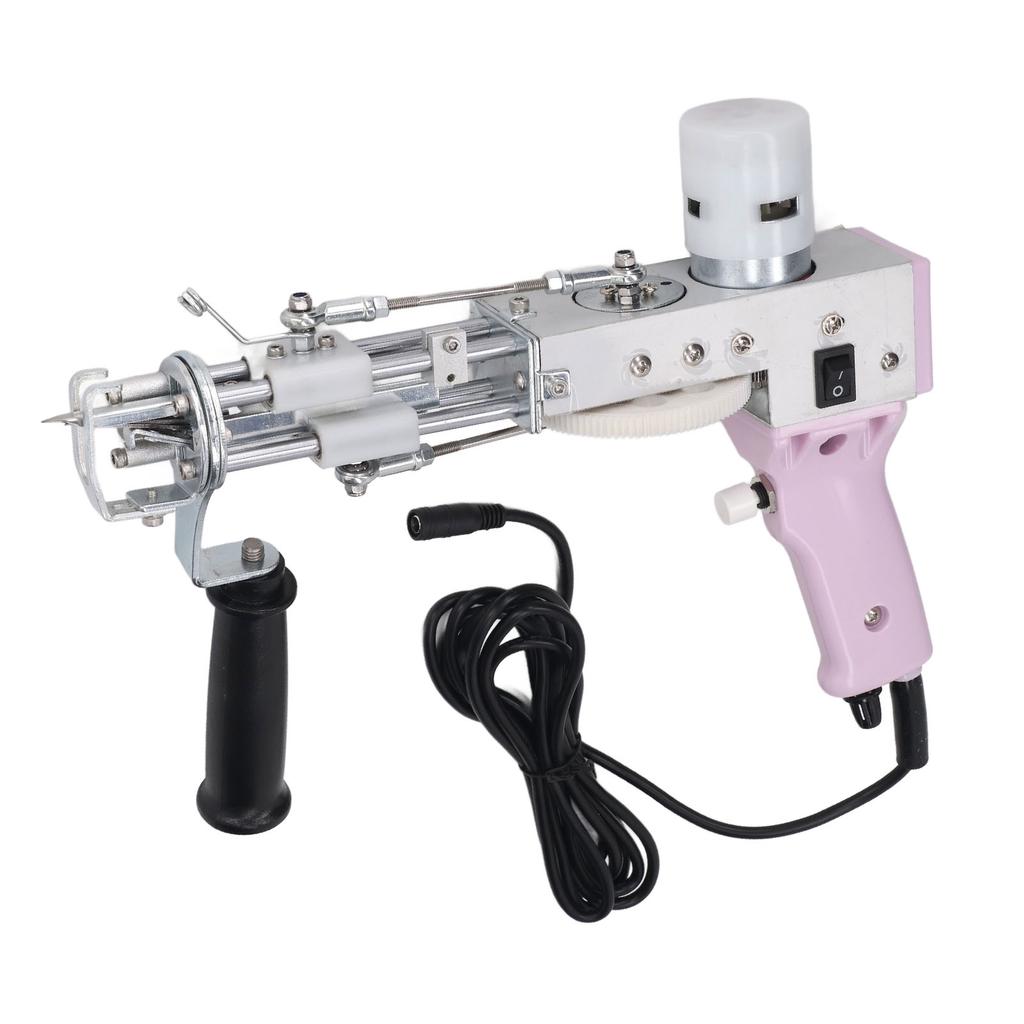 2 In 1 Rug Tufting Machine DIY Hand Crafted Adjustable Speed Electric Carpet Gun Machine for