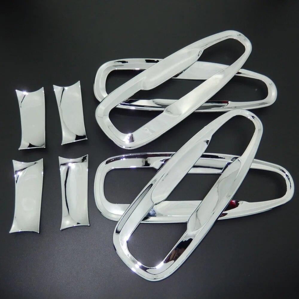 For Lexus GX 460 2010-2018 Car Styling Chrome Side Door Handle Cover Trim & Door Bowl Cover 2017 2016 2015 2014 2013 2012 2011