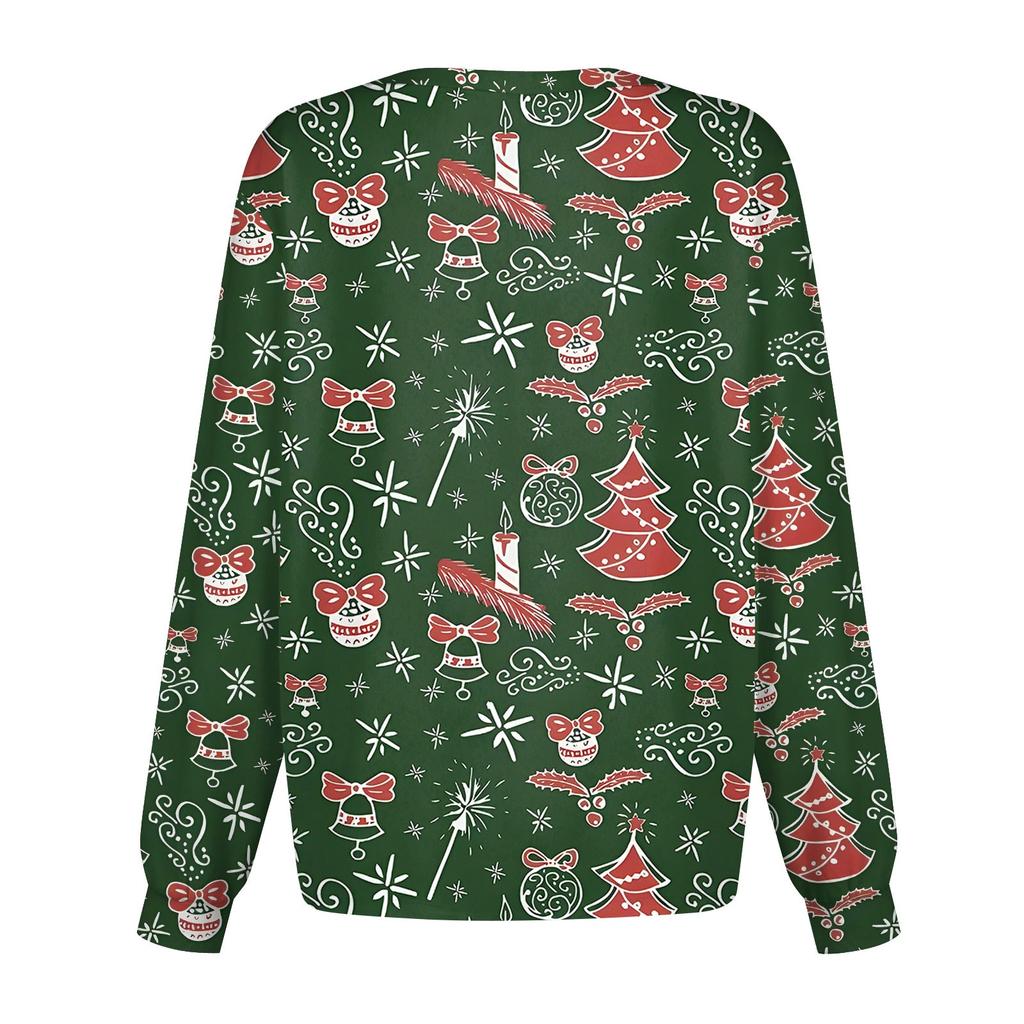 Женская повседневная модная однобортная куртка с длинным рукавом и стоячими лацканами с рождественским принтом, защитная рабочая куртка