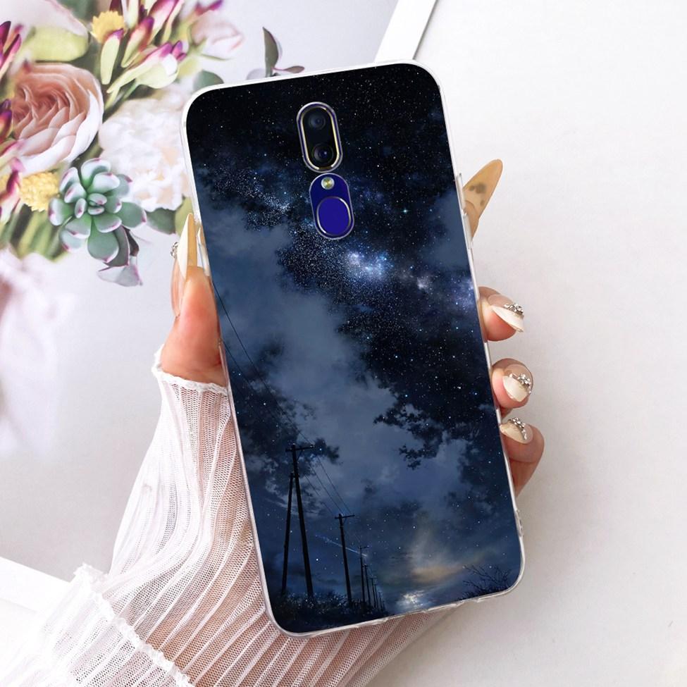 For Oppo F11 Case Cover Luxury Butterfly Love Fashion Flowers Cool Painted Phone Casing For Oppo CPH1913 CPH1911
