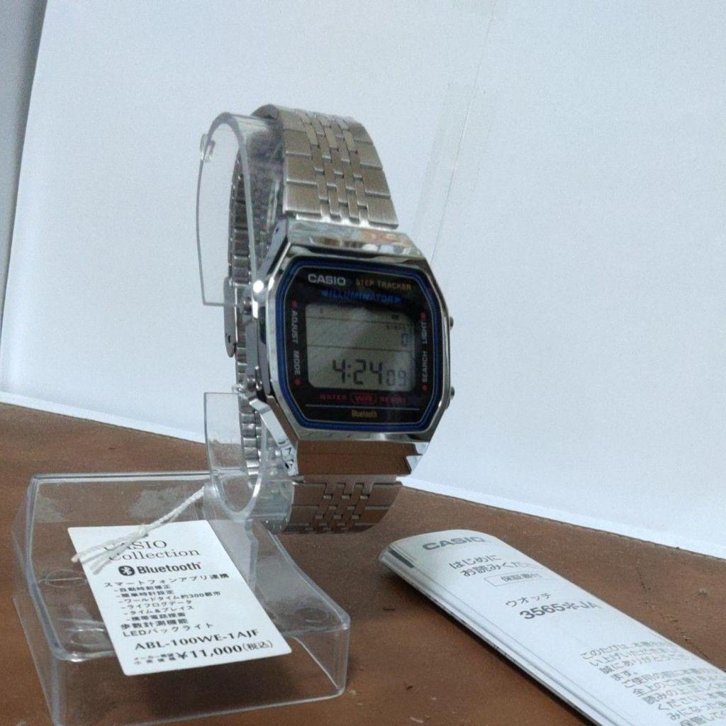 Б/У Новый Casio] Часы Casio Collection [Оригинальный продукт для внутреннего рынка] Оснащены Bluetooth ABL-100WE-1AJF Мужские Серебристый