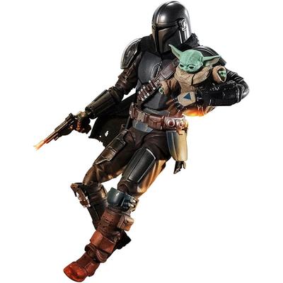СТРАНЫ ТАМАШИИ Ш. Figuarts Звездные Войны Мандалорец и Грогу 150 мм Экшен-фигурка АБС ПВХ Ткань Окрашенная