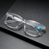 Модные очки для чтения с пружинными дужками, с большой оправой, унисекс, с защитой от синего света, диоптрии 0 +1.0 +1.5 +2.0 +2.5 +3.0 +3.5 +4.0