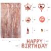 Rose Gold Balloon Decoration Set Birthday Party Supplies Happybirthday Party Decoration