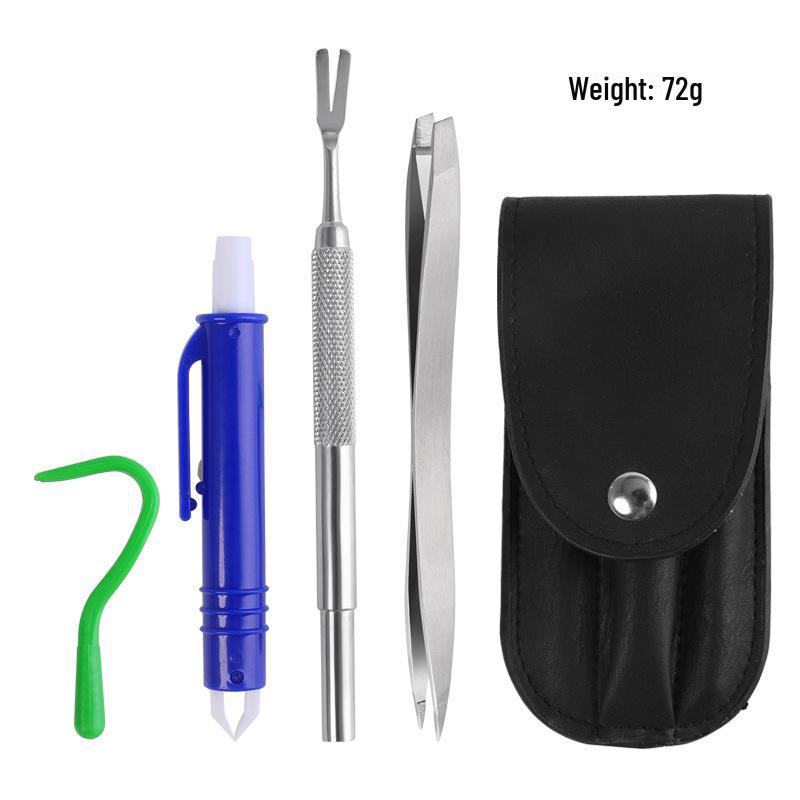 Зажим-бабочка из нержавеющей стали для удаления блох и вшей у домашних животных