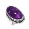 Sage Amethyst Gemstone 925 Sterling Silver Jewelry Ring Size 9
