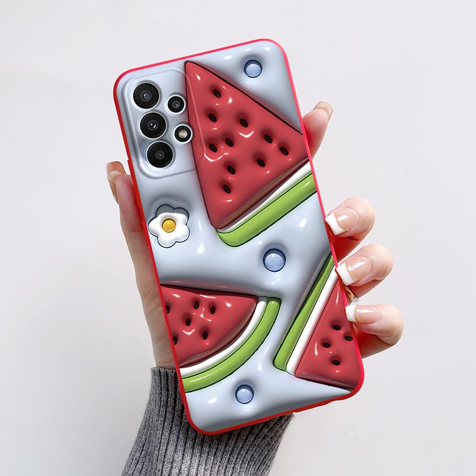 For Samsung Galaxy A53 5G Case Cover SM-A536B Stylish Painted Silicone Soft Protector Cover For Samsung A23 A33 A73 5G A 53 Capa