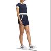 adidas Совместная коллекция Originals X Notitle FW23 Шорты на шнурке с контрастными карманами Женские брюки Синие IN1074