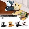 Мультяшный животный блокиратор двери Животное Нескользящий Милый мультяшный предохранительный блок ПВХ Дверной клин Дверная защелка W3L5