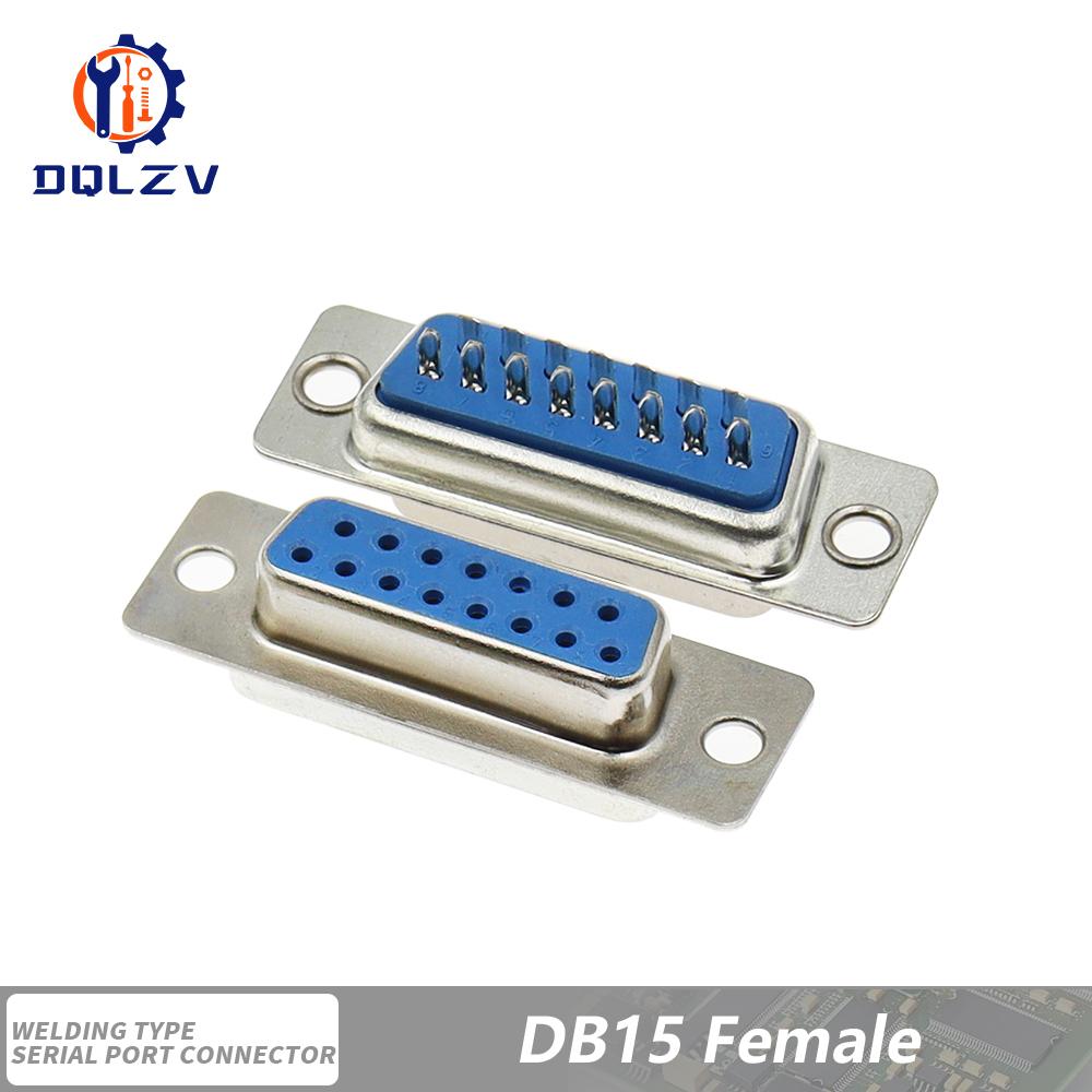 DB15 DB25 DB9 DB37 Параллельный Последовательный Порт Female/Male Паяный Разъем+Пластиковая Сборная Оболочка 37 9 15PIN VGA Адаптер