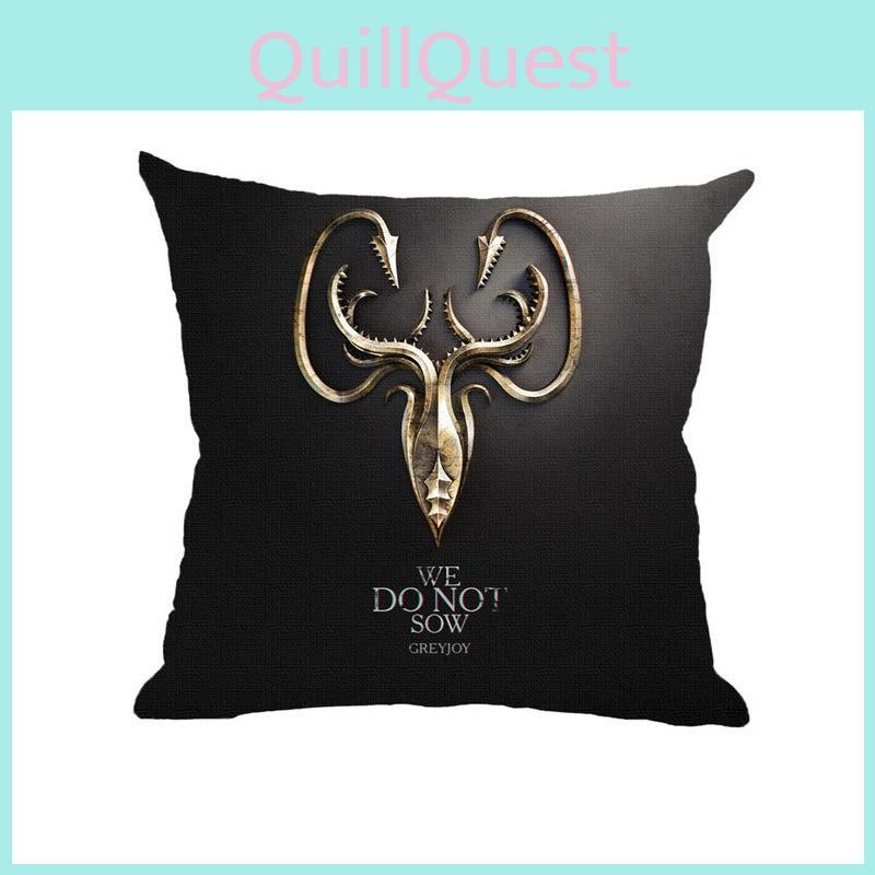 Luxurious Game Of Thrones Fire And Blood Throw Pillow Case For Elegant Home Decor