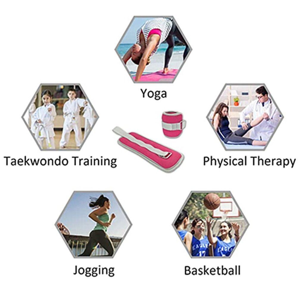 0,25/0,5 кг мешок с песком для запястья регулируемые ремни утяжелители для ног и рук утяжелители для лодыжек ходьба фитнес