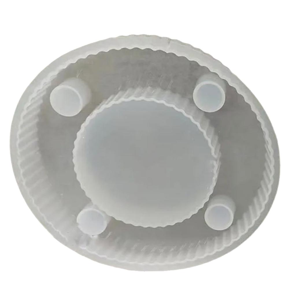 3D круглый подсвечник, силиконовая форма, эпоксидная смола, форма для подсвечника, гипсовая форма для подсвечника, форма для украшения дома