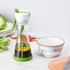 Transparent Salad Dressing Bottle Leak Proof Vinaigrette Container Creative Cruet  BBQ