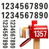 Supplies Waterproof Reflective Number Sticker Mailbox Sticker Mailbox Decal Address Numbers