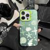 Красочный чехол для телефона с морскими обитателями для IPhone 16 17 15 14 12 13 Pro Max, белый цвет, ударопрочный чехол