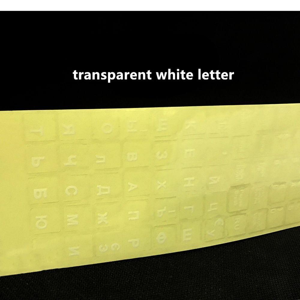 Для Компьютера Многоцветная Защитная Пленка Прозрачные Наклейки на Клавиатуру Русский Язык