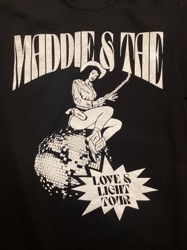 Maddie & Tae Love And Light Tour Shirt Size S Black Country Music