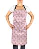 S4Sassy розовые листья и цветочные цветочные женские регулируемые длинные галстуки фартук кухонный нагрудник-24 x 32
