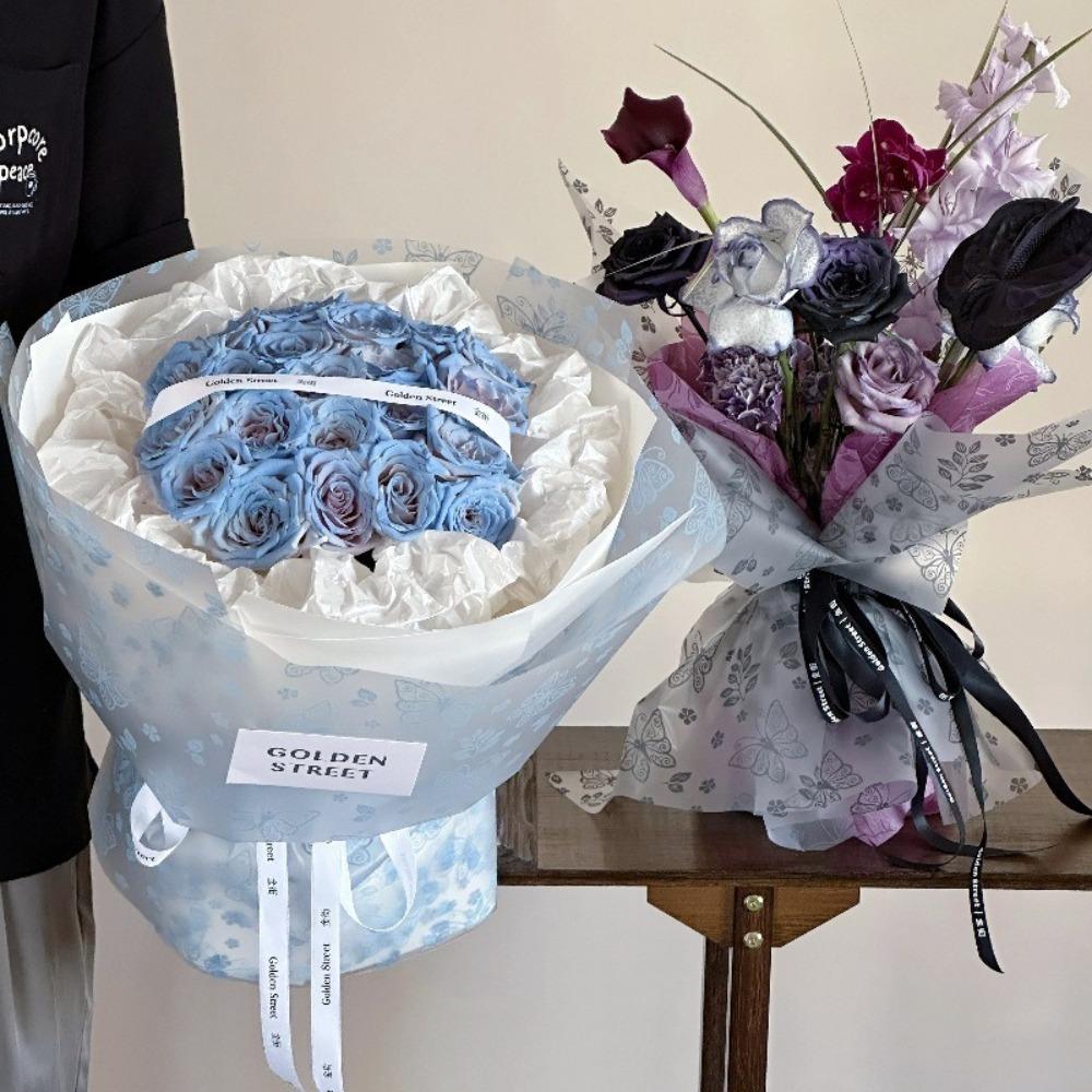 20Pcs Translucent Florist Packaging Paper Waterproof Bouquet Wrapping Paper  Gifts