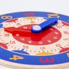 Детские Монтессори Деревянные Часы Игрушки Час Минута Секунда Познание Красочные Часы Учебные Пособия для Детей Дошкольного Возраста
