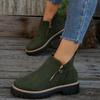 Модные женские ботинки большого размера на платформе, женские 2025, ботильоны на толстой подошве, модные удобные зимние ботинки для женщин, Zapatos De Mujer