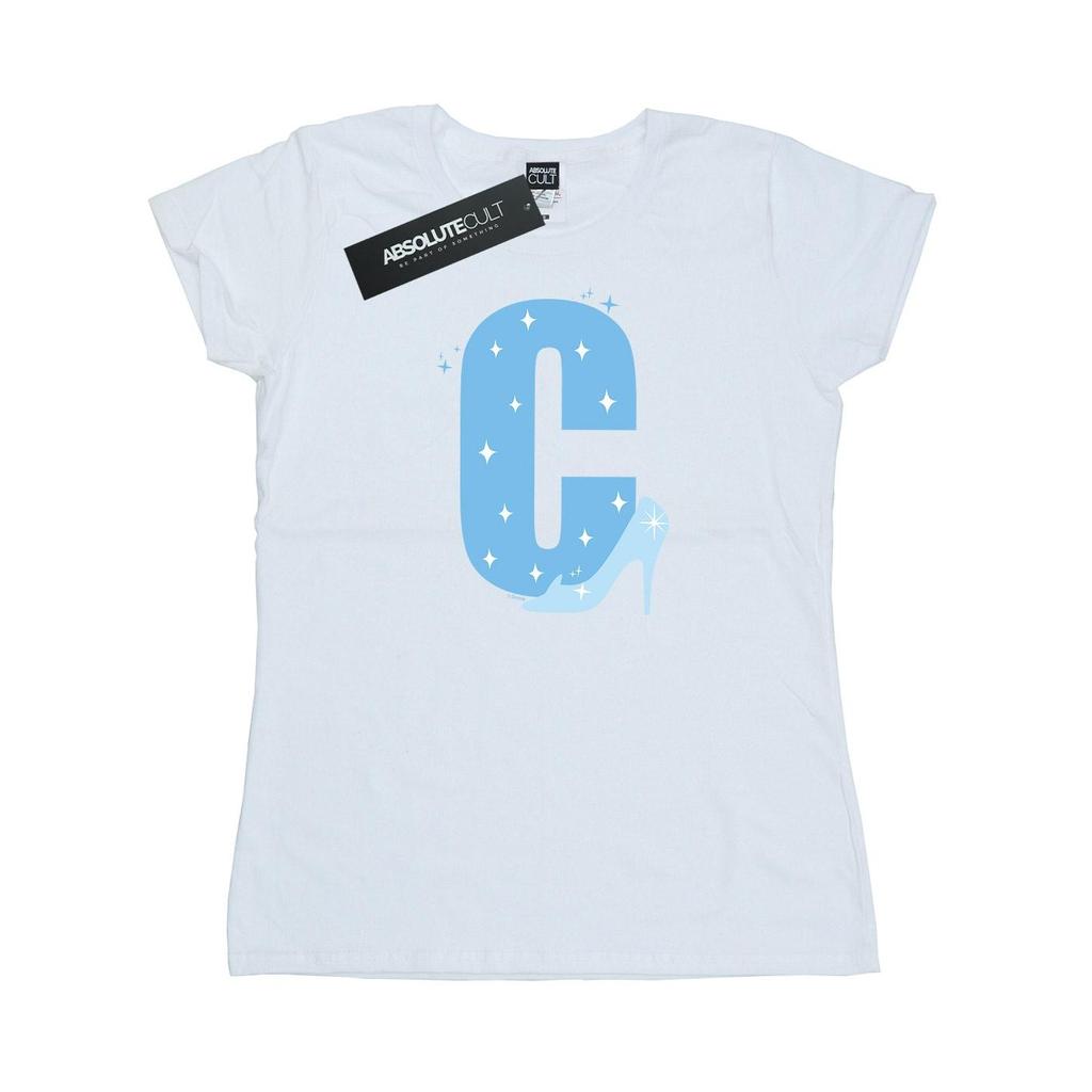 Disney Womens/Ladies Alphabet C Is For Cinderella Cotton T-Shirt