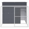 VidaXL Dog Niche with Anthracite Courtyard 214x253x181 Cm, Dog Cage, Dog Shelter, Pet House, Cages 3189131