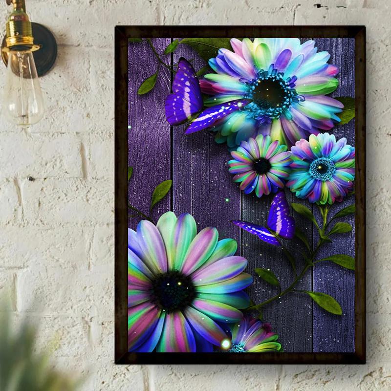 5D DIY алмазная живопись дельфины и колокольчики Алмазная вышивка набор крестиков полный горный хрусталь мозаика домашний декор подарок