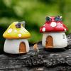 Miniature Garden Ornament Waterproof Popular 3 Sizes Cute Mushroom Gardening Props for Home Decor